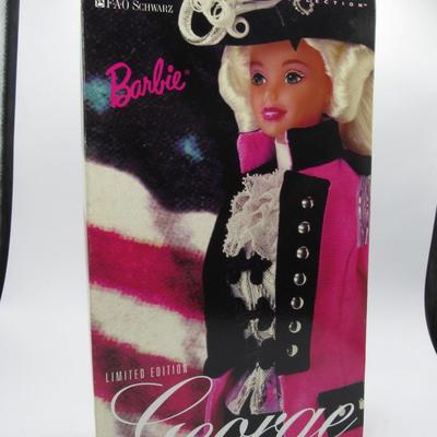 F.A.O. Schwarz Barbie Limited Edition George Washington Ann Driskill in Original Box Mattel 17557