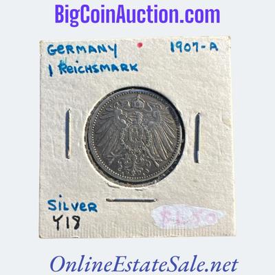 1907-A GERMANY 1 REICHSMARK