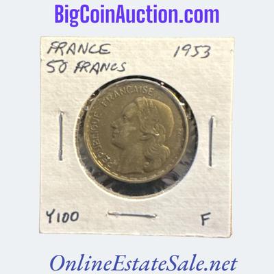1953 FRANCE 50 FRANCS