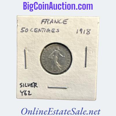 1918 FRANCE 50 CENTIMES