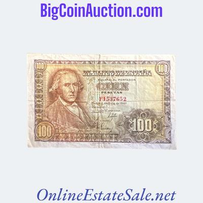 1948 SPAIN 100 PESETAS