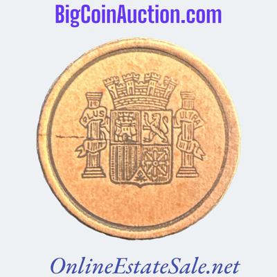 1938 SPAIN 10c POSTAGE DISK