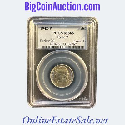 1942-P SILVER WAR NICKEL