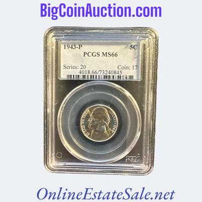 1943-P SILVER WAR NICKEL