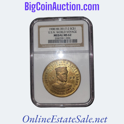 (1908) U.S.N WORLD VOYAGE MEDAL