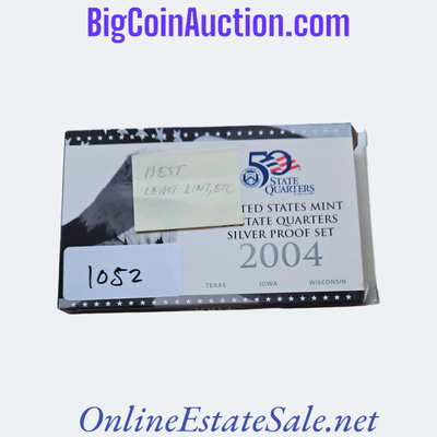 2004 U.S. Mint silver proof set