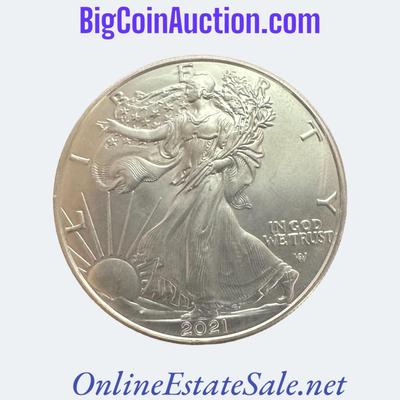 2021 1oz AMERICAN SILVER EAGLE COIN