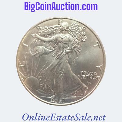 2021 1oz AMERICAN SILVER EAGLE COIN
