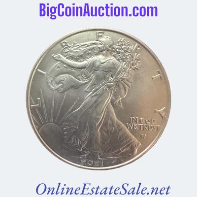 2021 1oz AMERICAN SILVER EAGLE COIN