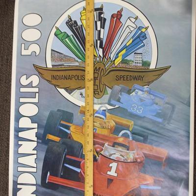 Vintage Indianapolis 500 Motor Speedway NRECA Conference Event Poster