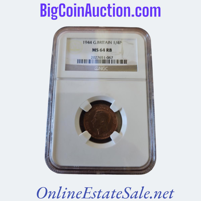 1944 G. Britain 1/4P