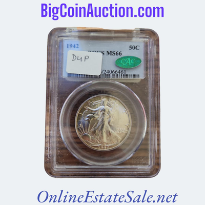 1942 WALKING LIBERTY HALF DOLLAR