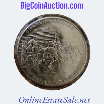 1860 - 1935 PONY EXPRESS COIN