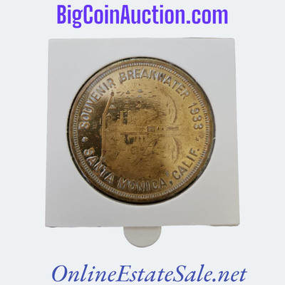 1933 SANTA MONICA BREAKWATER COIN