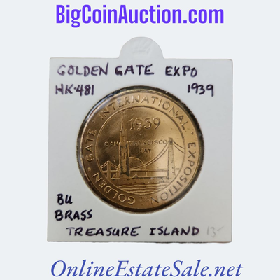 1939 GOLDEN GATE EXPO COIN