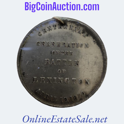 1875 BATTLE OF LEXINGTON COIN