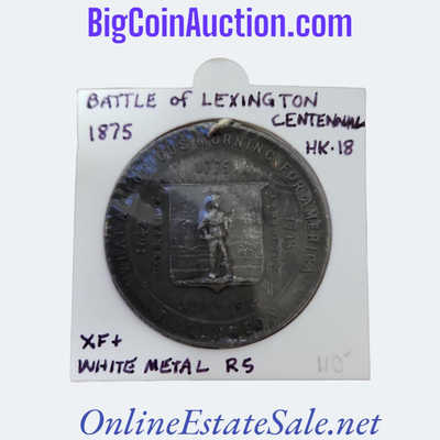 1875 BATTLE OF LEXINGTON COIN