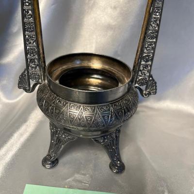 Silver Plate Pickle Castor Frame
