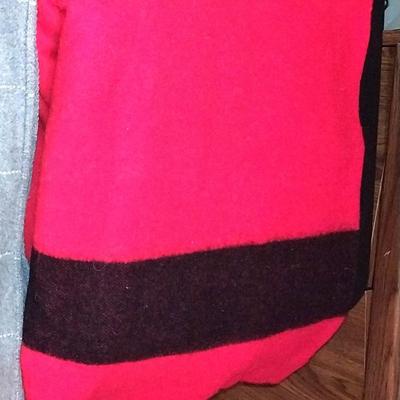 NICE VINTAGE FARIBO WOOL BLANKET AND OTHER WOOL BLANKET