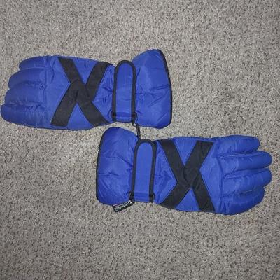ATHLETIC WORKS SKI BIBS XL AND THINSULATE SKIGLOVES