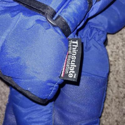ATHLETIC WORKS SKI BIBS XL AND THINSULATE SKIGLOVES