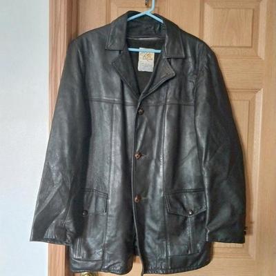 MENS KURLAND LEATHER SPORTS JACKET