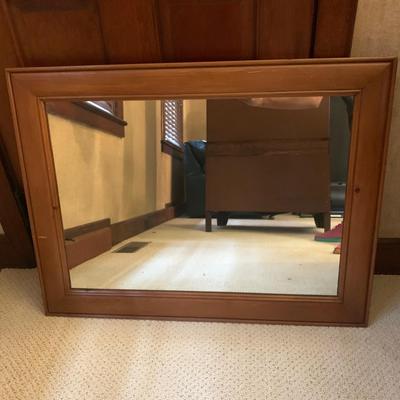 Walnut Framed Mirror (UB-KW)