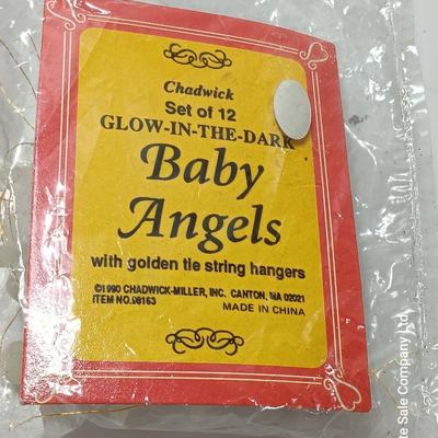 Vintage Chadwick set of 12 Baby Angels GLOW IN THE DARK New in the package