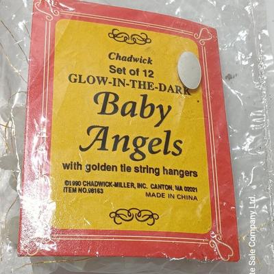 Vintage Chadwick set of 12 Baby Angels GLOW IN THE DARK New in the package