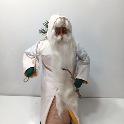 Santa Clause figure free standing with long beard
