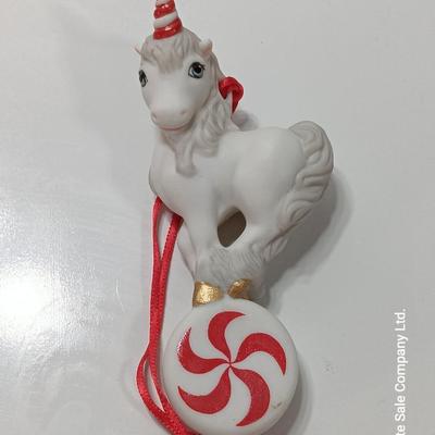Hallmark 1988 Merry-Mint Unicorn Signed by artist