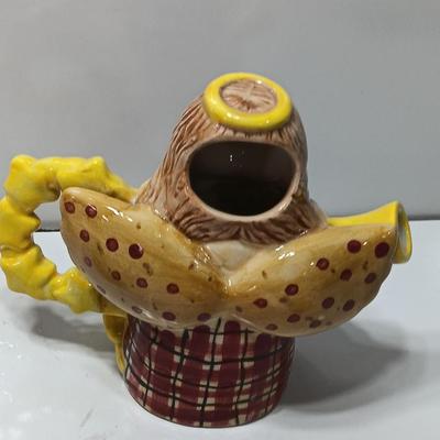Angel tea pot and candle holder with salt and pepper shakers