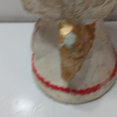 Vintage Santa and Angel candle holders
