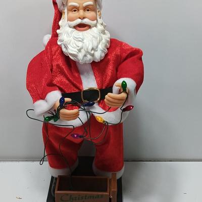 Working Gemmy Holidazed Santa Animated Musical Sings Parody 12 Days of Christmas