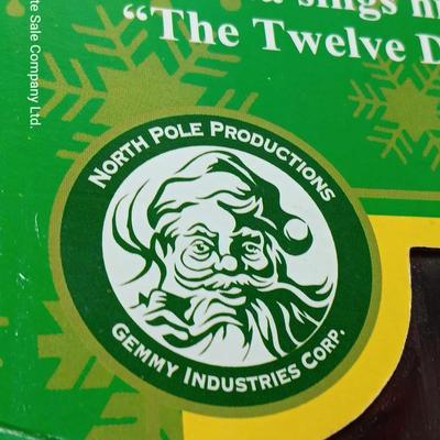 Working Gemmy Holidazed Santa Animated Musical Sings Parody 12 Days of Christmas