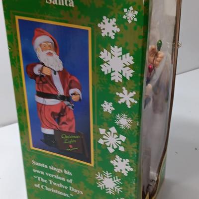 Working Gemmy Holidazed Santa Animated Musical Sings Parody 12 Days of Christmas
