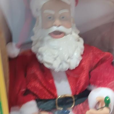 Working Gemmy Holidazed Santa Animated Musical Sings Parody 12 Days of Christmas