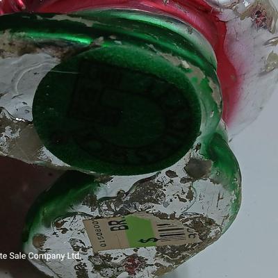 Vintage wax colored candle Santa's with a couple that aren't vintage
