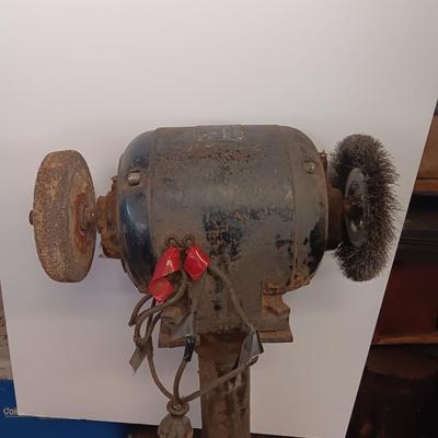 Master Motor Grinder on Hand built stand