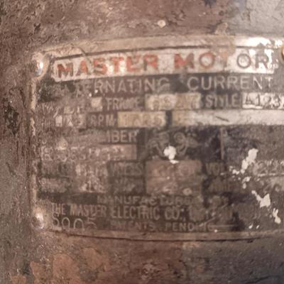 Master Motor Grinder on Hand built stand