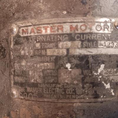 Master Motor Grinder on Hand built stand