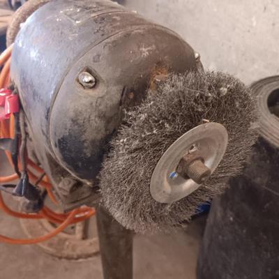 Master Motor Grinder on Hand built stand