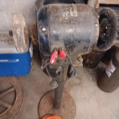 Master Motor Grinder on Hand built stand