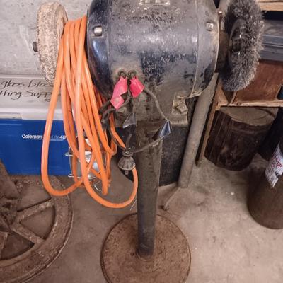 Master Motor Grinder on Hand built stand