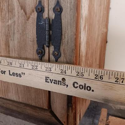 Rustic Barn wood Cupboard / wall shelf   Hand made.