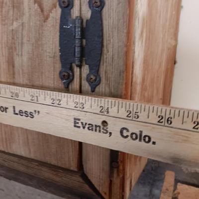 Rustic Barn wood Cupboard / wall shelf   Hand made.