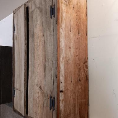Rustic Barn wood Cupboard / wall shelf   Hand made.