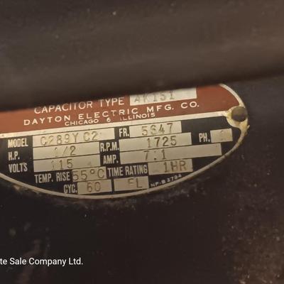 Vintage table saw wood topped