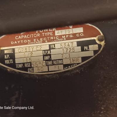 Vintage table saw wood topped