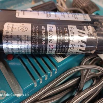 Makita Battery operated drill driver  6012HD with Fast charger, batteries and case.